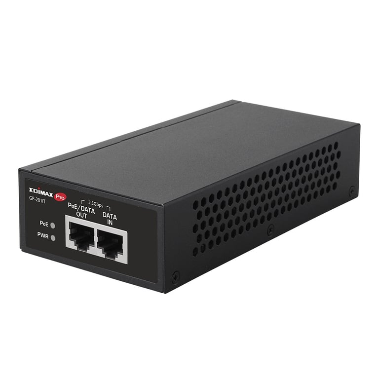 Edimax GP-201IT adapter PoE 2.5 Gigabit Ethernet, Fast Ethernet, Gigabit Ethernet