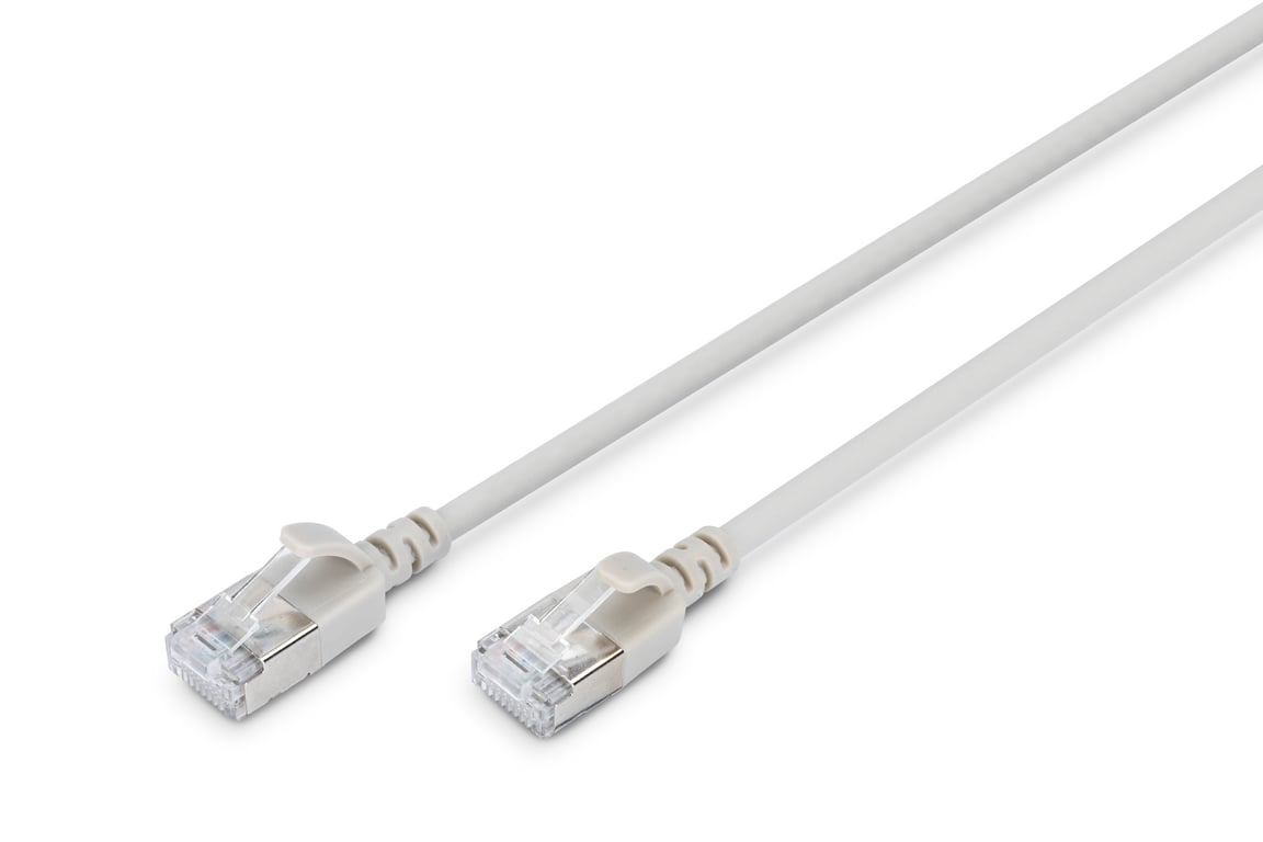 Digitus CAT 6A klasa Ea, F/FTP, skrętka patch, Cu, LSZH, AWG 32/7, długość: 5 m, szary
