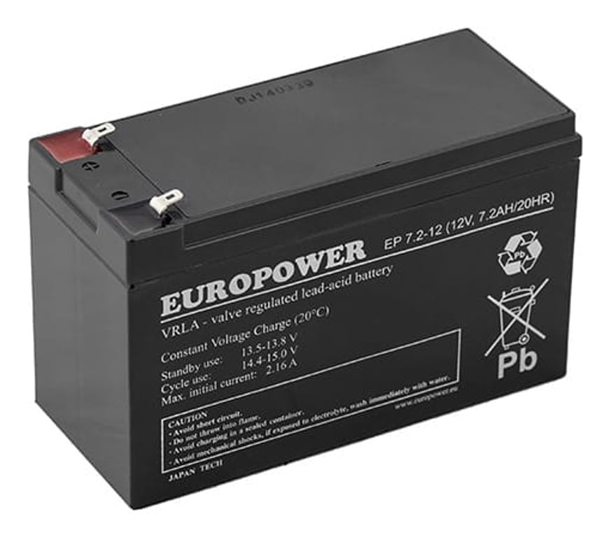 EMU Electronic EP 7.2-12 T2 VRLA AGM 12 V 7,2 Ah