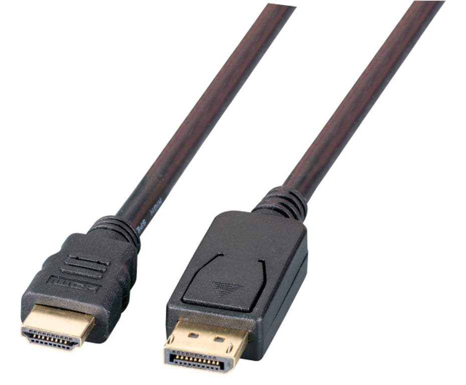EFB Elektronik K5561SW.5V2 adapter kablowy 5 m DisplayPort HDMI Czarny