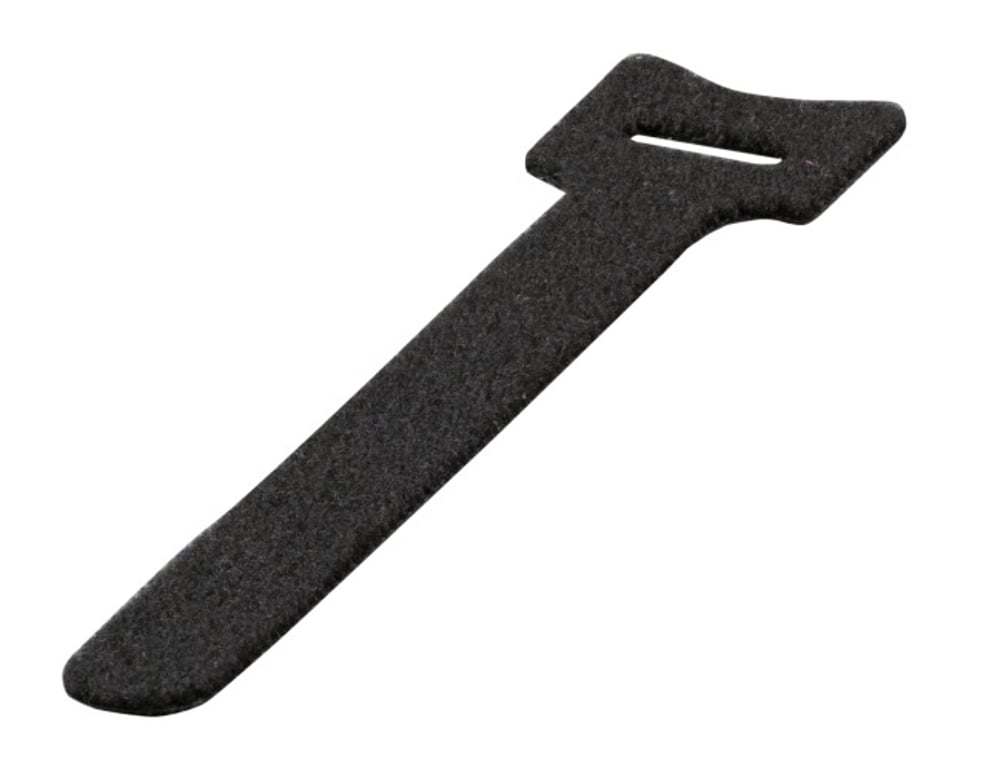 EFB Elektronik KB12-130B opaska kablowa Rzep do kabli Plastik Czarny 10 szt.