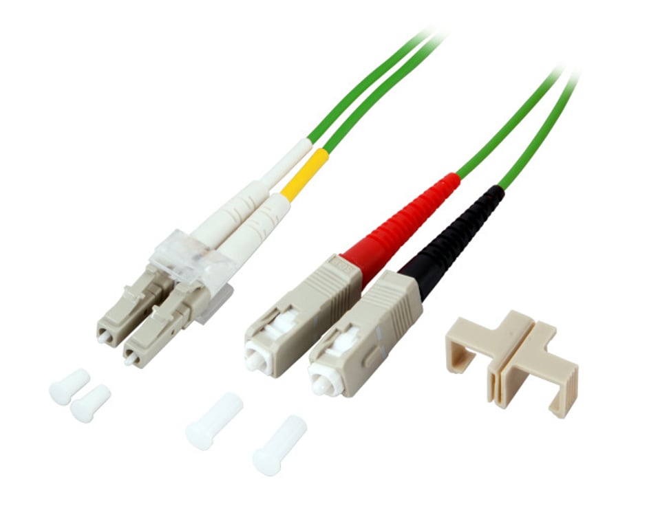 EFB Elektronik O0323.2OM5 kabel InfiniBand / światłowodowy 2 m 2x SC 2x LC Zielony