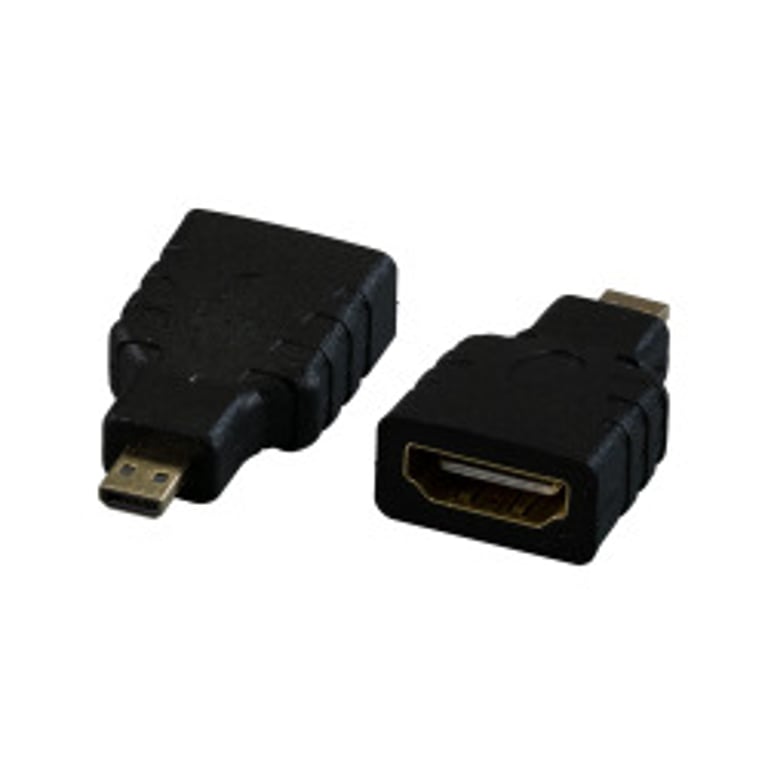 EFB Elektronik EB480V2 adapter kablowy HDMI Typu A (Standard) HDMI Typu D (Micro) Czarny