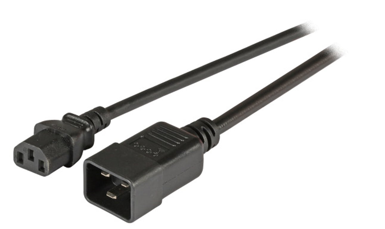 EFB Elektronik EK531.1,8V2 kabel zasilające Czarny 1,8 m C20 panel C13 panel