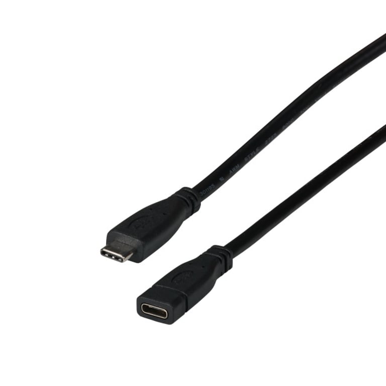 EFB Elektronik EBUSBC-USBC10GE.1 kabel USB 1 m USB 3.2 Gen 2 (3.1 Gen 2) USB C Czarny