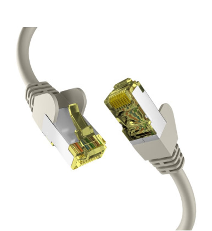 EFB Elektronik EC020200010 kabel sieciowy Szary 10 m Cat6a S/FTP (S-STP)
