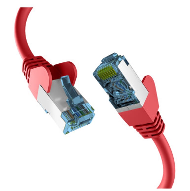 EFB Elektronik EC020200166 kabel sieciowy Czerwony 1,5 m Cat7 S/FTP (S-STP)