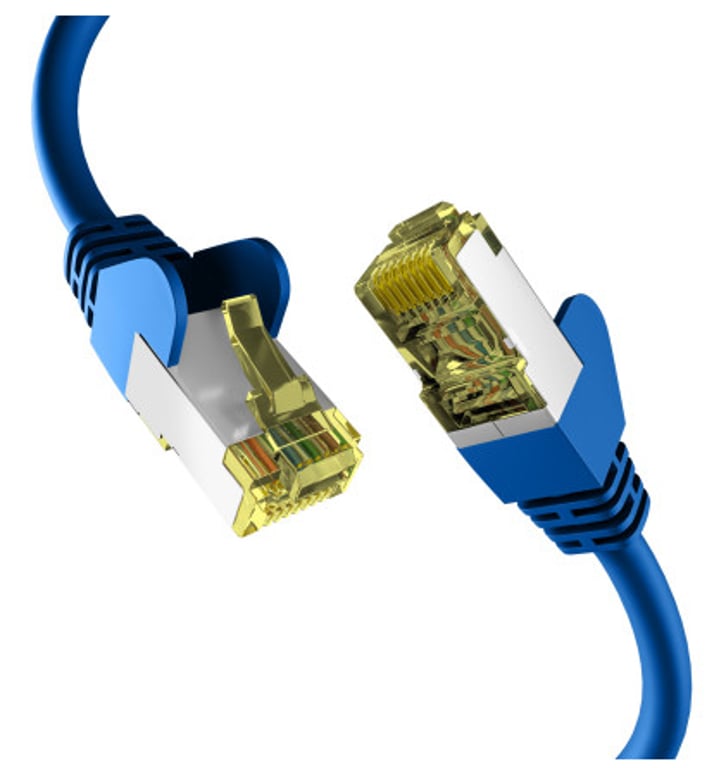 EFB Elektronik EC020200101 kabel sieciowy Niebieski 30 m Cat6a S/FTP (S-STP)