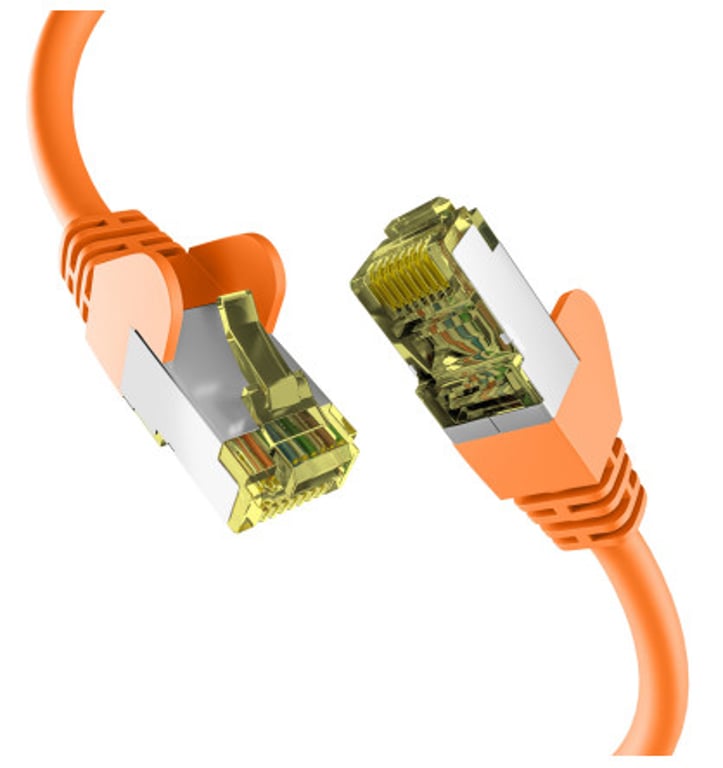 EFB Elektronik EC020200105 kabel sieciowy Pomarańczowy 1 m Cat6a S/FTP (S-STP)