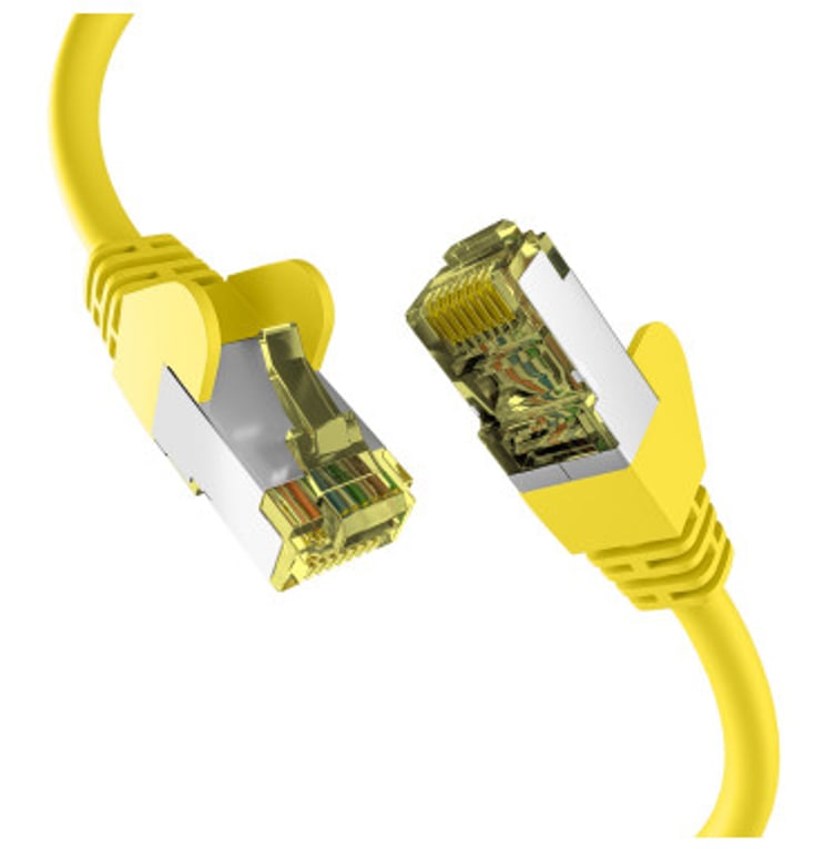 EFB Elektronik EC020200065 kabel sieciowy Żółty 2 m Cat6a S/FTP (S-STP)