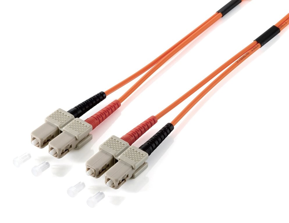 Equip 253336 kabel optyczny 10 m SC OS2 Żółty
