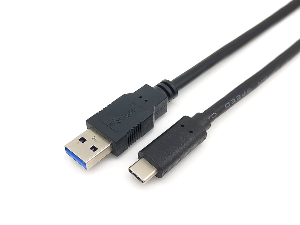 Equip 128344 kabel USB 2 m USB 3.2 Gen 1 (3.1 Gen 1) USB A USB C Czarny