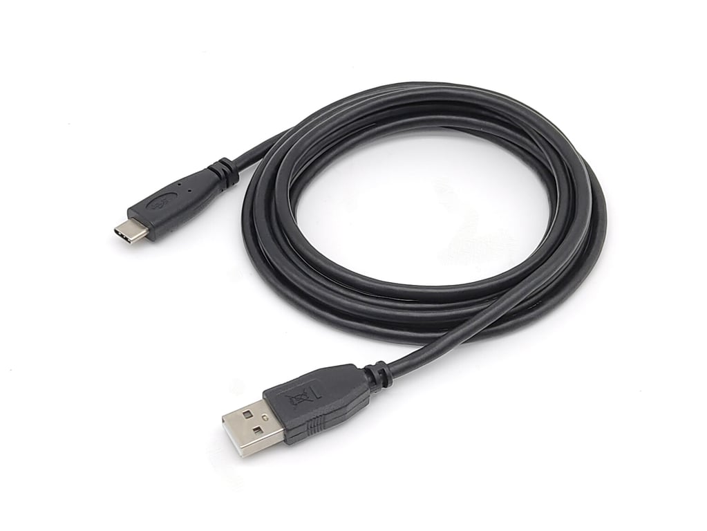 Equip 128885 kabel USB 2 m USB 2.0 USB A USB C Czarny