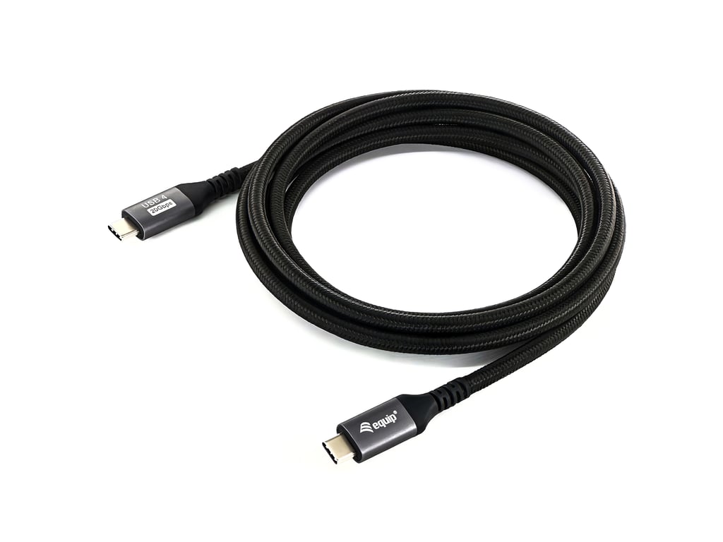 Equip 128382 kabel USB 2 m USB4 Gen 2x2 USB C Czarny
