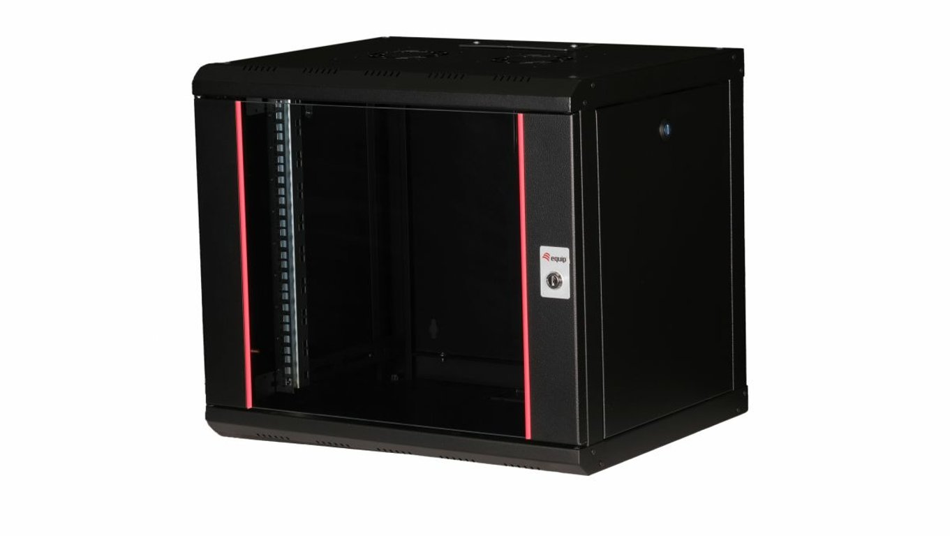 Equip EPM-09-6045-B-CBAA stojak 9U Szafa wisząca Czarny