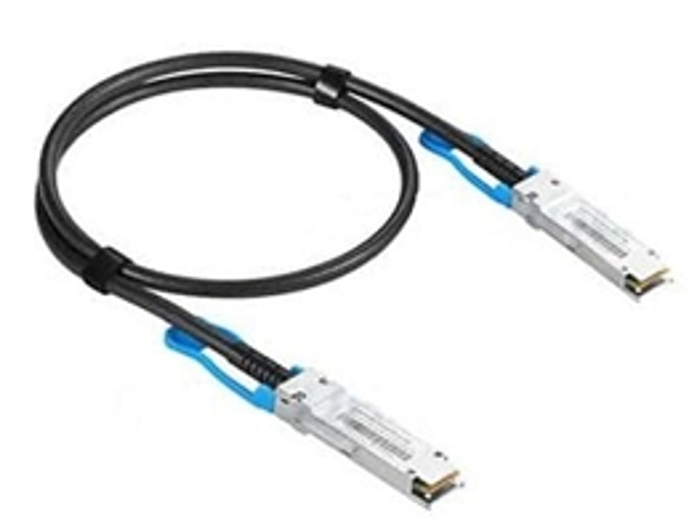 Extreme networks 100G-DACP-QSFP1M kabel optyczny 1 m QSFP28 Czarny