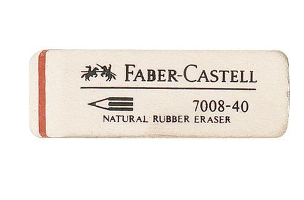 Faber-Castell 180840 gumka Biały