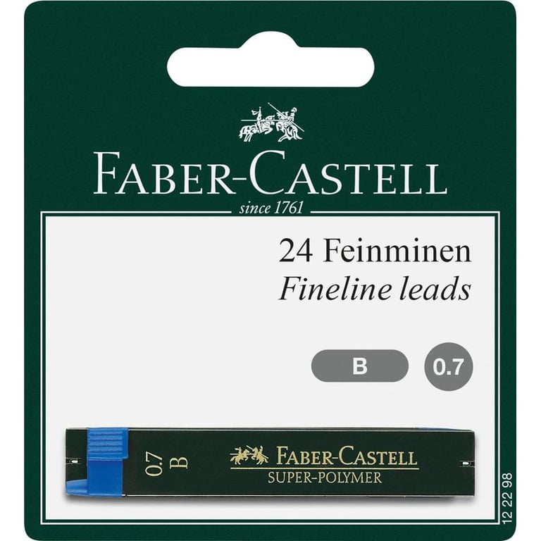 Faber-Castell 122298 wkład do długopisu B Czarny
