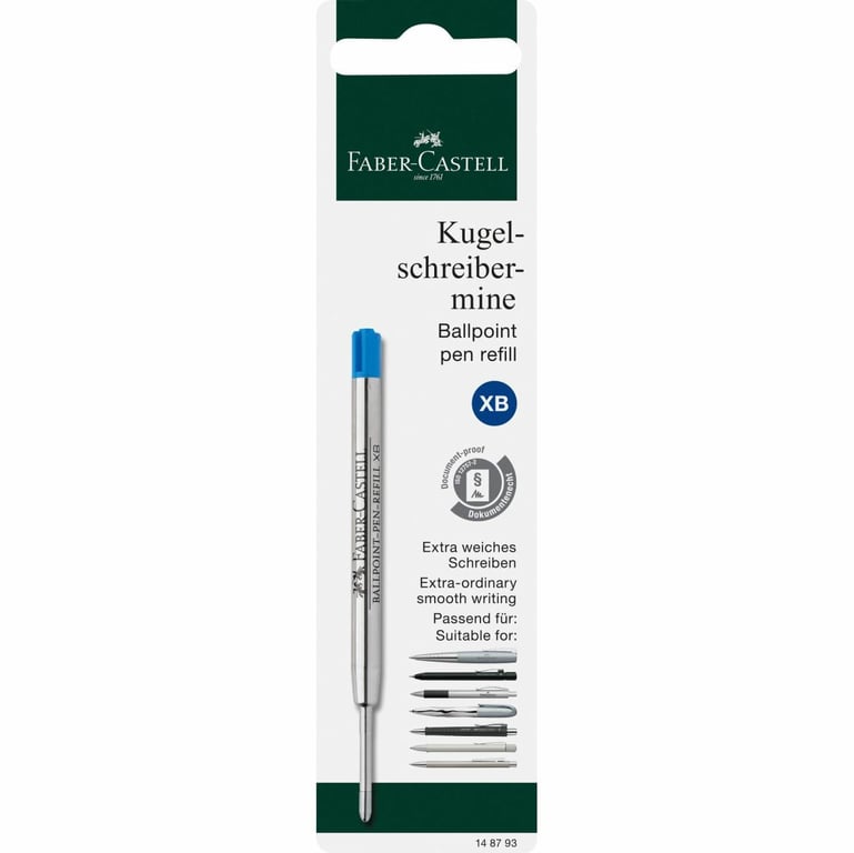 Faber-Castell 148793 wkład do długopisu Niebieski 1 szt.