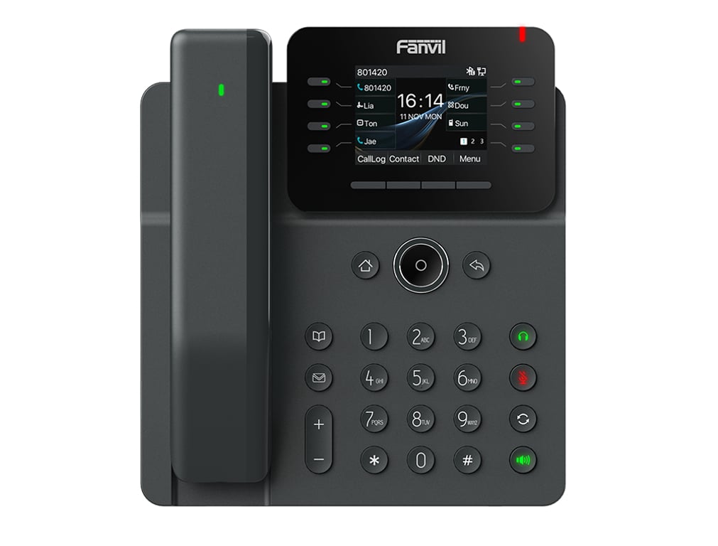 Fanvil V62 Pro telefon VoIP Czarny 12 linii LCD