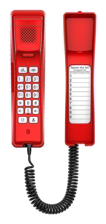 Fanvil H2U-R telefon VoIP Czerwony 2 linii