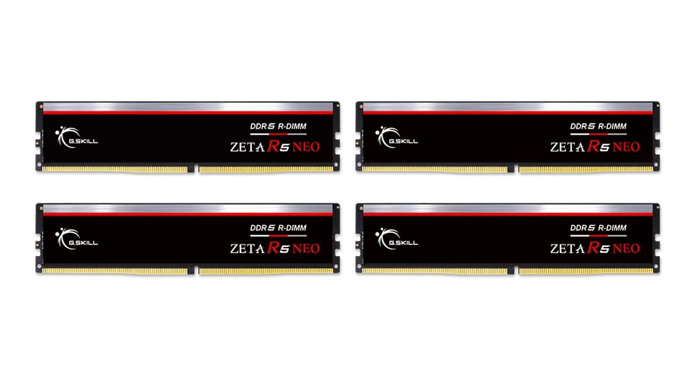 G.Skill Zeta R5 F5-6000R3036G16GQ4-ZR5NK moduł pamięci 64 GB 4 x 16 GB DDR5 6000 MHz Korekcja ECC
