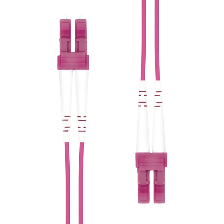 Garbot B-01-50405 kabel optyczny 0,5 m LC OM4 Fioletowy