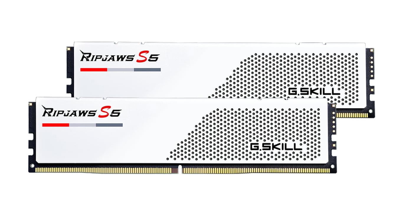 G.Skill Ripjaws S5 F5-6000J3648D16GX2-RS5W moduł pamięci 32 GB 2 x 16 GB DDR5 6000 MHz