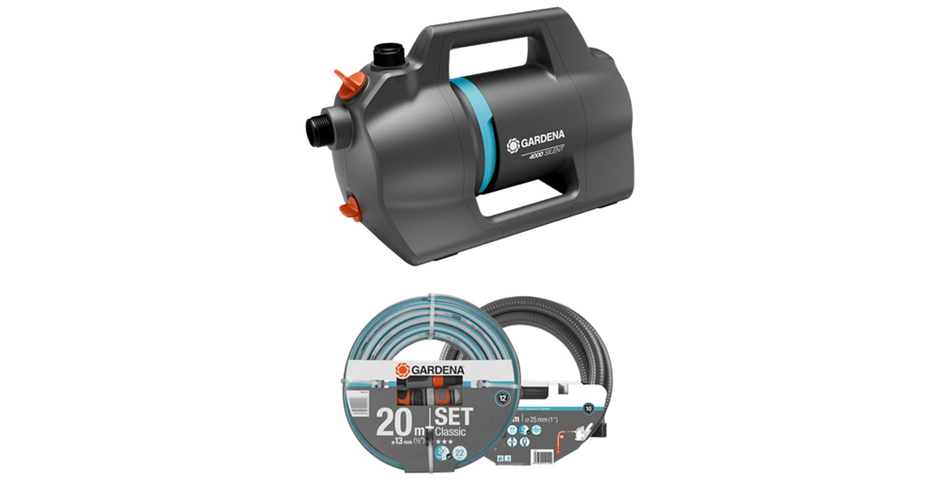 Gardena 4100 Silent Set 550 W 3,6 bar 4100 l/h