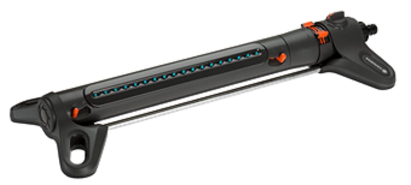 GARDENA Oscillating Sprinkler Aquazoom L grey orange
