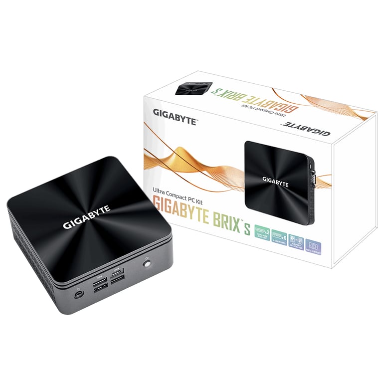 GIGABYTE GB-BRI3H-10110 komputer typu barebone Czarny i3-10110U BGA 1528 2,1 GHz