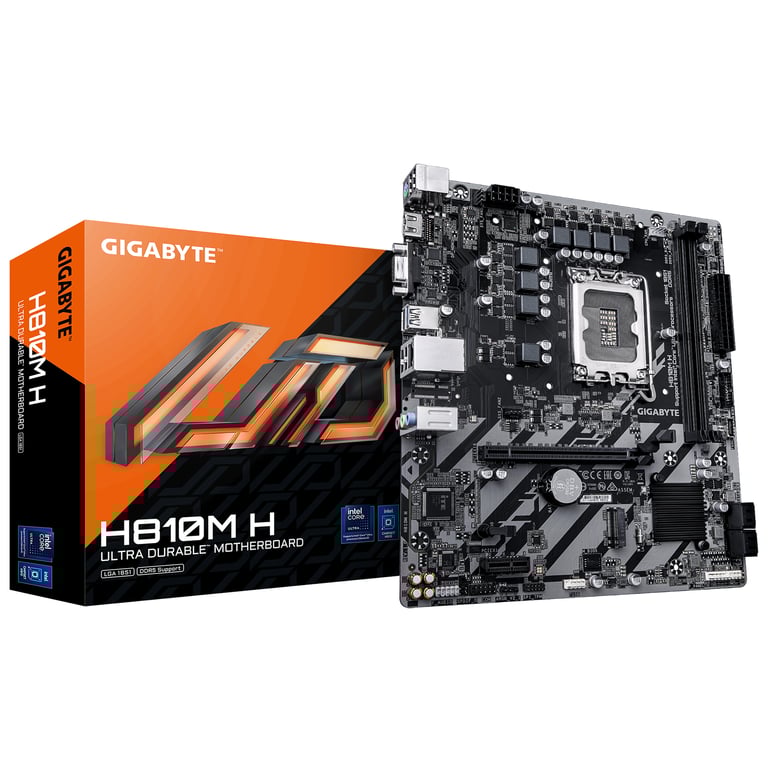 GIGABYTE H810M H płyta główna Intel H810 LGA 1851 (Socket V1) micro ATX H810M H