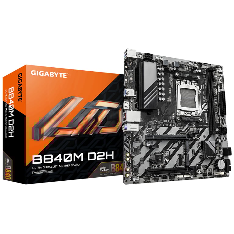 GIGABYTE B840M D2H płyta główna AMD B840 Gniazdo AM5 micro ATX B840M D2H
