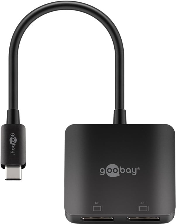 Goobay 60171 zewnętrzna karta graficzna usb Czarny