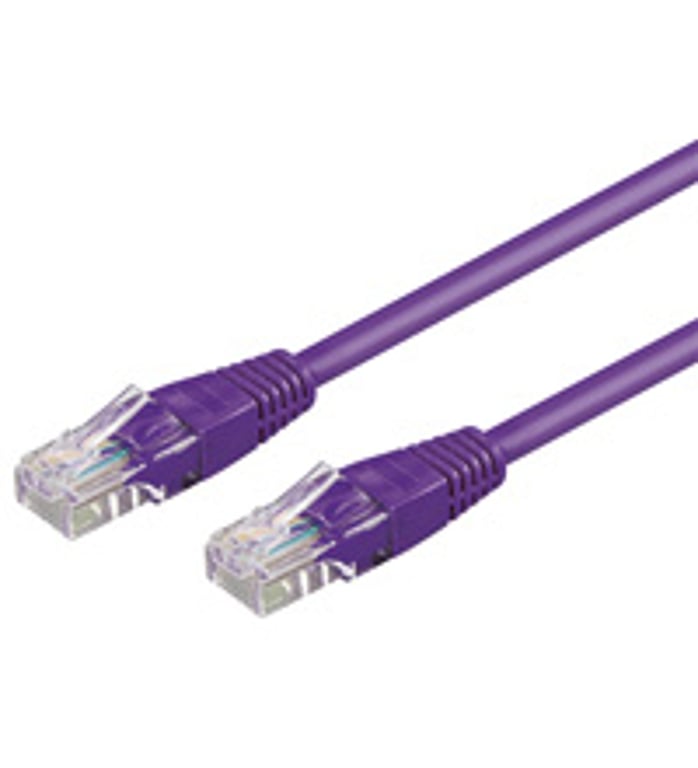 Goobay 20m RJ-45 Cable kabel sieciowy Fioletowy Cat6