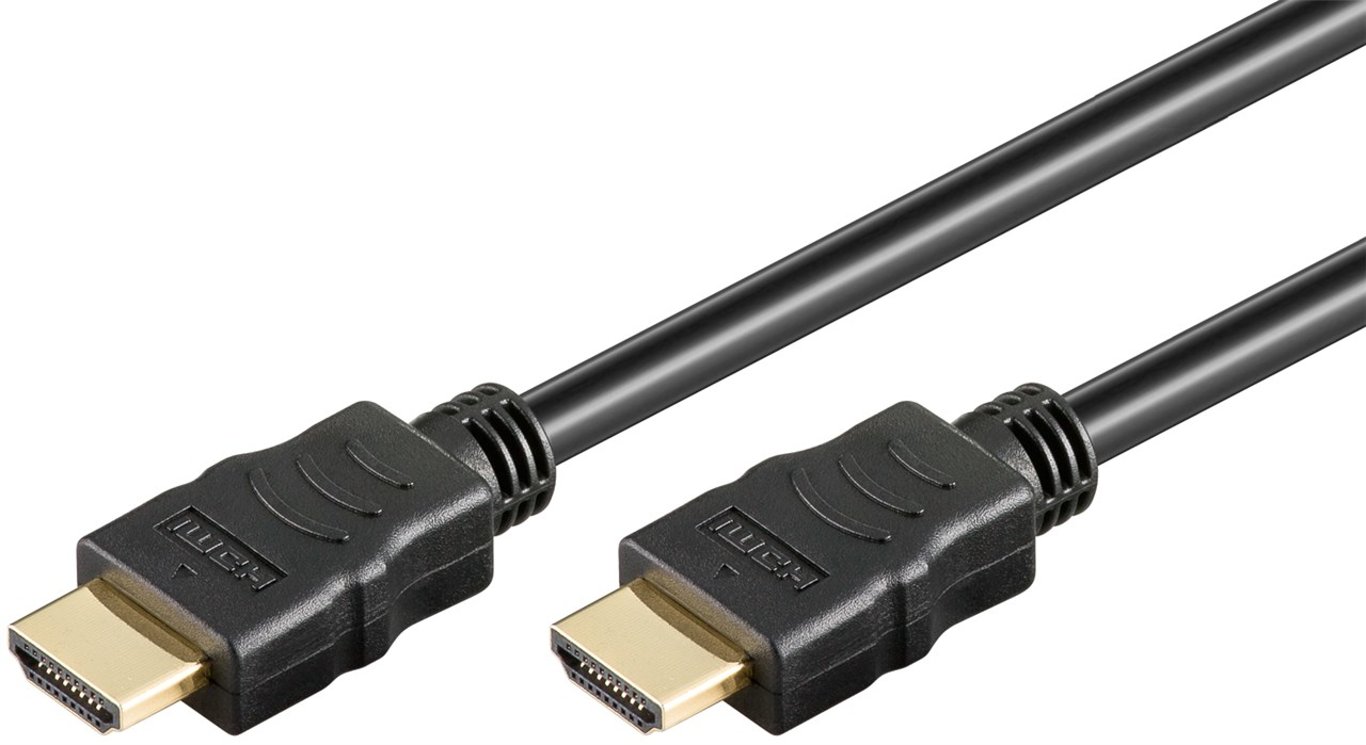 Goobay 61149 kabel HDMI 0,5 m HDMI Typu A (Standard) Czarny 61149