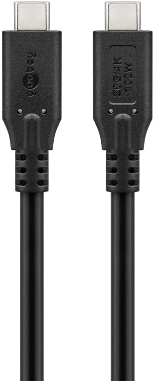 Goobay 74197 kabel USB USB4 Gen 2x2 2 m USB C Czarny