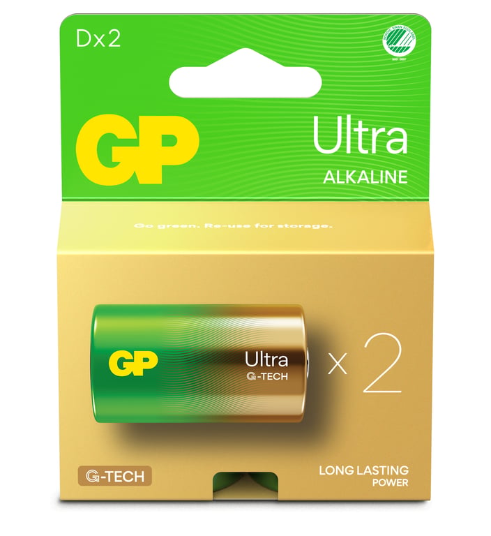 GP Batteries Ultra Alkaline GP13A Jednorazowa bateria D, LR20 Alkaliczny