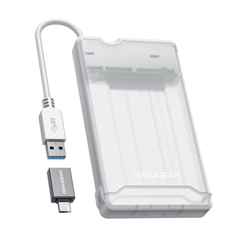 GRAUGEAR G-2503-AC obudowa do dysków twardych Obudowa HDD/SSD Aluminium 2.5