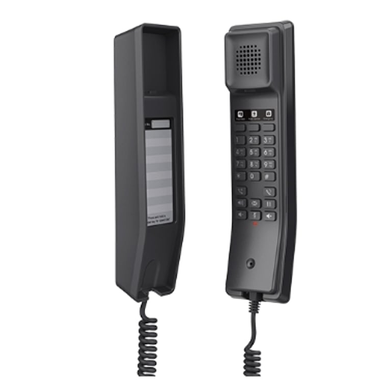 Grandstream Networks GHP611W telefon VoIP Czarny 2 linii Wi-Fi