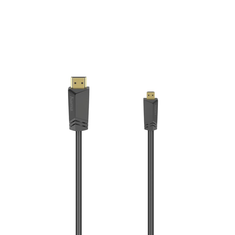 Hama 00205016 kabel HDMI 1,5 m HDMI Typu A (Standard) HDMI Typu D (Micro) Czarny