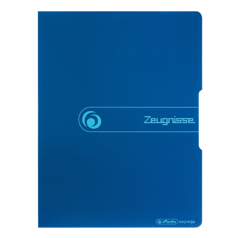 Herlitz Zeugnisse Polipropylen (PP) Niebieski A4