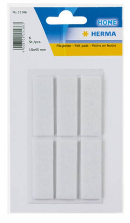 HERMA 15186 samoprzylepne etykiety Prostokąt Biały 6 szt.
