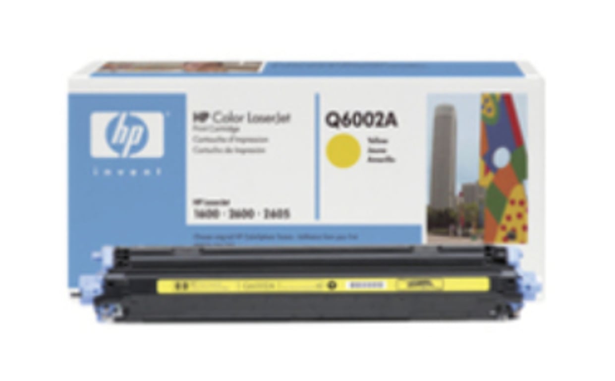 HP Q6002A kaseta z tonerem 1 szt. Oryginalny Żółty