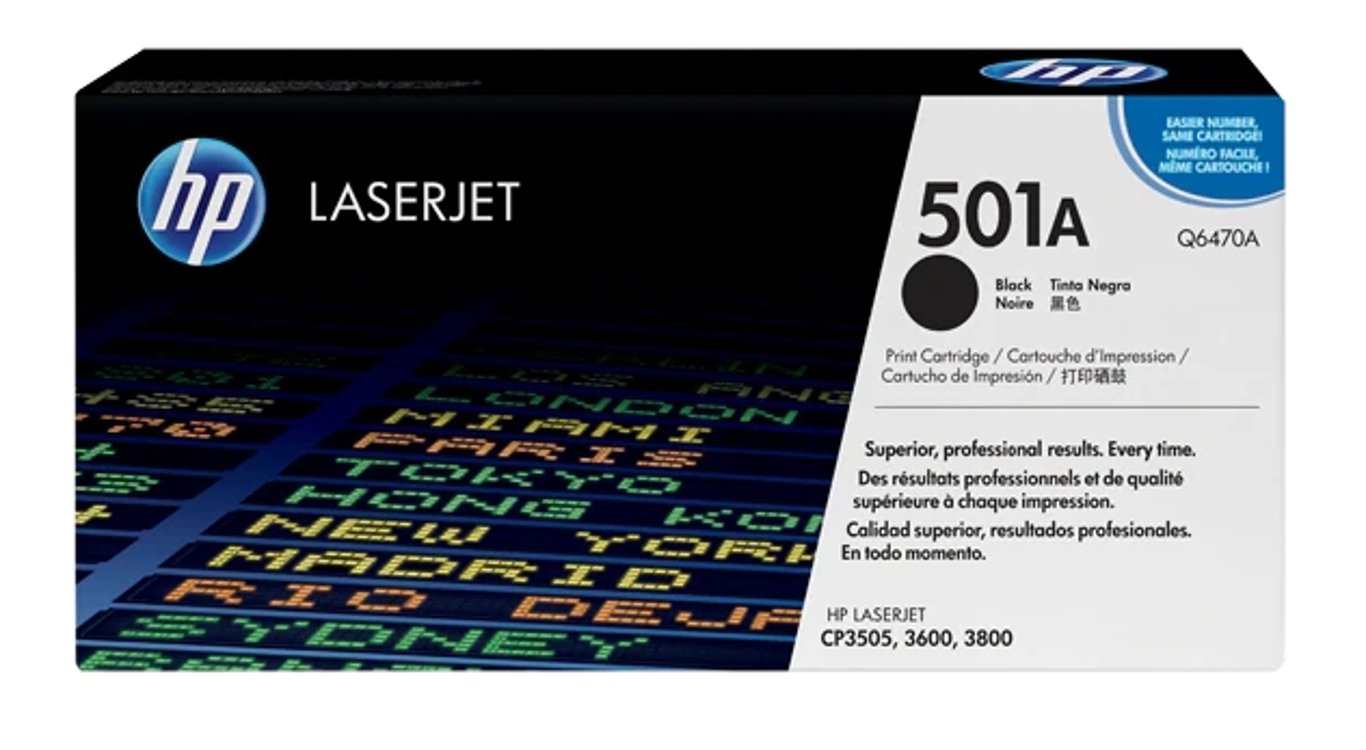 HP 501A kaseta z tonerem 1 szt. Oryginalny Czarny