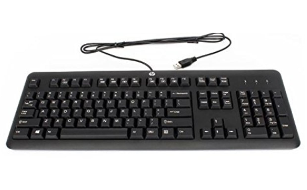 HP 672647-333 klawiatura USB Holenderski Czarny 672647-333