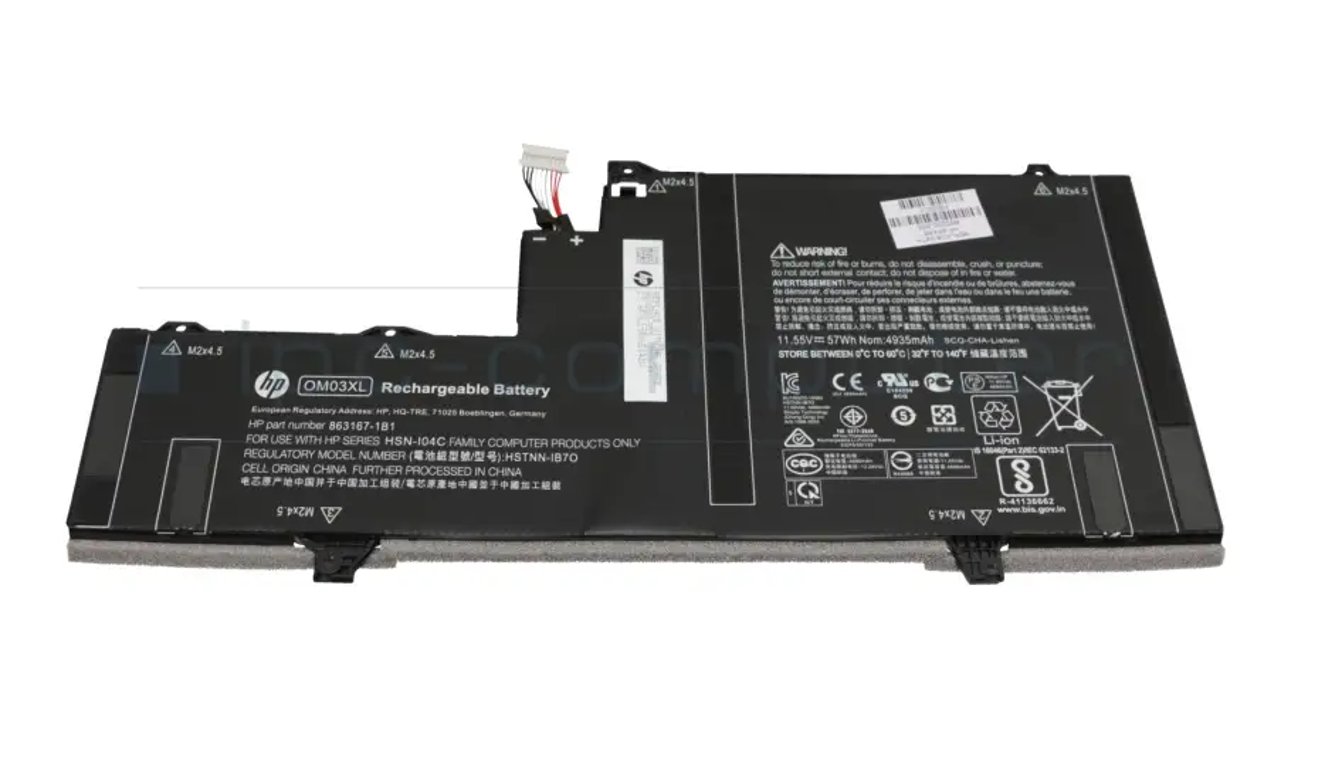 HP 863280-006 części zamienne do notatników Bateria