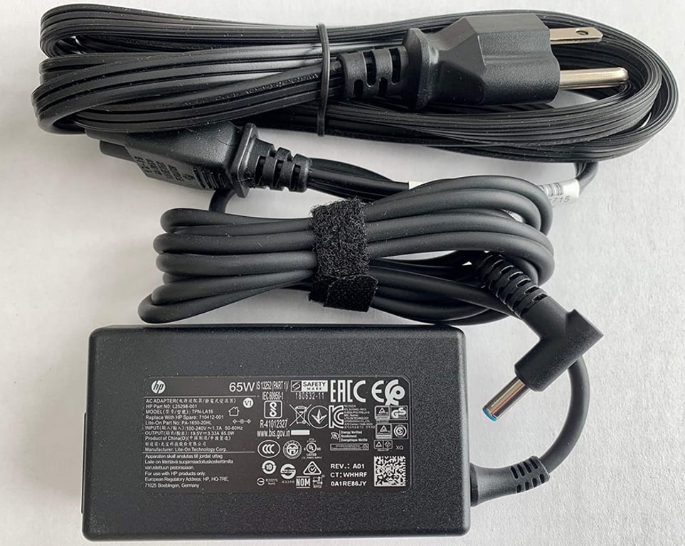 HP L25298-002 adapter zasilający/ inwentor Wewnętrzna 65 W Czarny