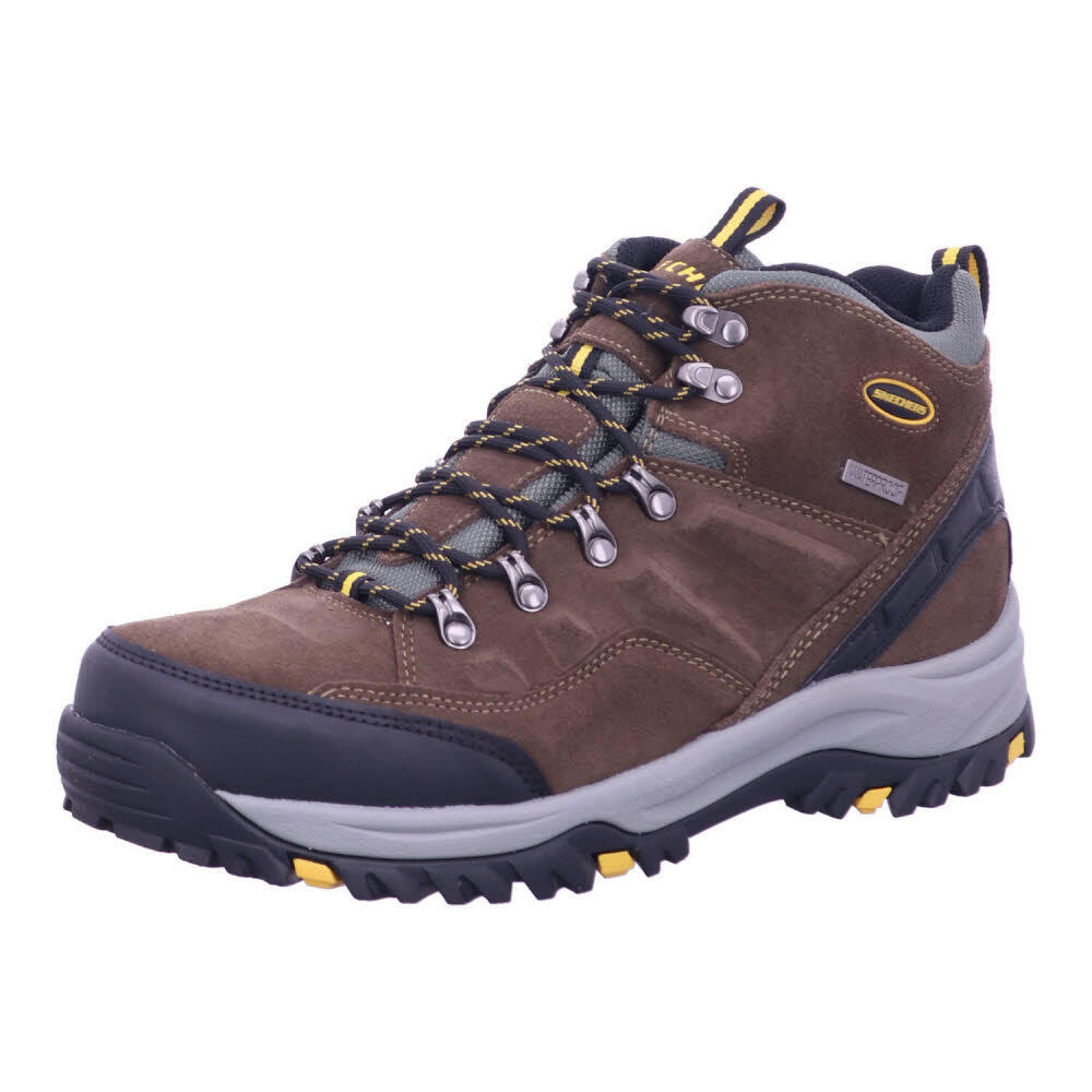 Skechers Męskie buty trekkingowe Relment-Pelmo High Rise, Khaki, 47.5 EU