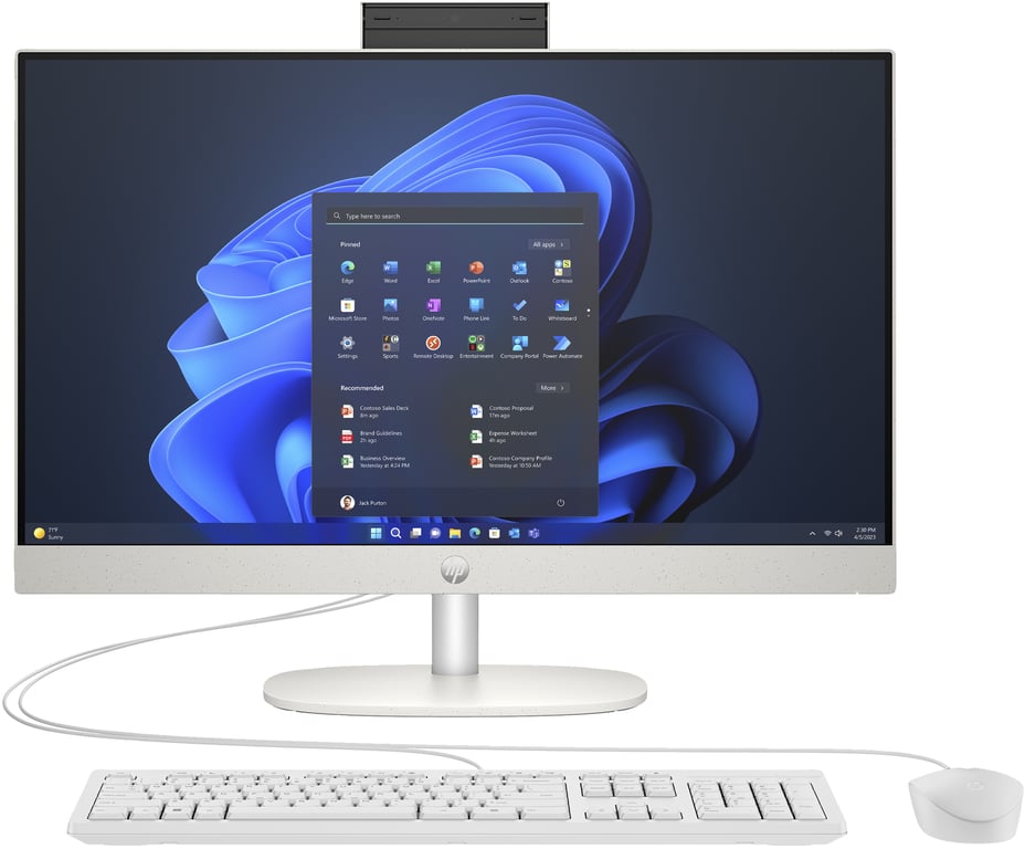 HP ProOne 245 G10 AMD Ryzen™ 5 7520U 60,5 cm (23.8